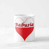 Babusia Polnisches Herz Kaffeetasse (Mittel)
