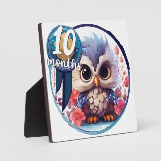 Baby - 10 Months Fotoplatte (Vorderseite)