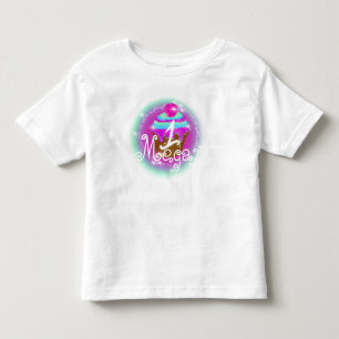 Baby 1. Geburtstag Airbrush-Cupcake Kleinkind T-shirt