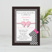 Baby-1. Geburtstag Einladung (Stehend Vorderseite)