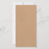 Baby 1. Geburtstag Nummer 1 Danke Foto-Karte (Rückseite)