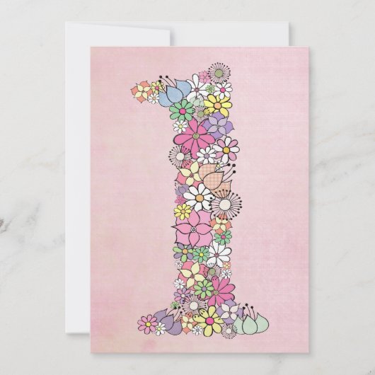 Baby 1. Geburtstag Party individuelle Einladung (Vorderseite)