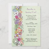 Baby 1. Geburtstag Party individuelle Einladung (Rückseite)