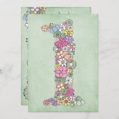 Baby 1. Geburtstag Party individuelle Einladung (Vorne/Hinten)