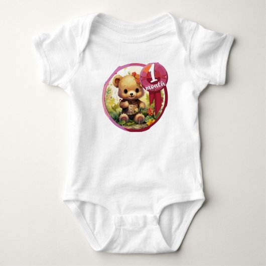 Baby - 1 Month Strampler (Vorderseite)