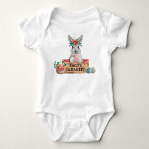 Baby 1. Osterfest - Bunny, Eggs & Osterkorb Strampler