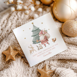 Baby 1. Weihnachten Süßer Teddybär 