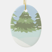 Baby 1. Weihnachtsbär Rentierdeer Keramik Ornament (Hinten)