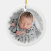 Baby 1. Weihnachtsfeier Wohngestaltung Keramik Ornament (Vorne)