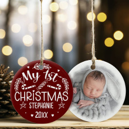 Baby 1. Weihnachtsfeier Wohngestaltung Keramik Ornament