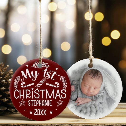 Baby 1. Weihnachtsfeier Wohngestaltung Keramik Ornament