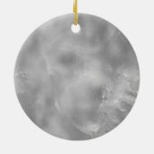 Baby 1. Weihnachtsfest Foto Keramik Ornament (Hinten)