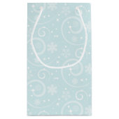 Baby 1. Weihnachtsfest Foto Kleine Geschenktüte (Rückseite)