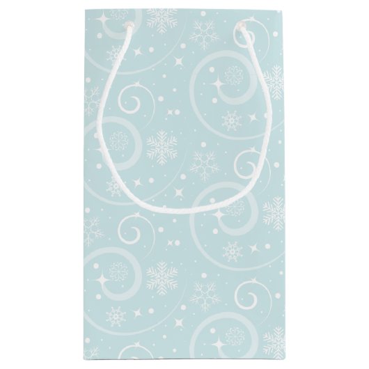 Baby 1. Weihnachtsfest Foto Kleine Geschenktüte (Rückseite)