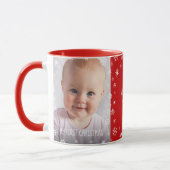 Baby 1 Weihnachtsgroßeltern Chic 2 Foto Red Tasse (Links)