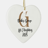 Baby 1. Weihnachtsschmuck (Rechts)