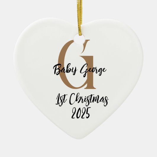 Baby 1. Weihnachtsschmuck (Vorne)
