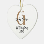 Baby 1. Weihnachtsschmuck (Links)