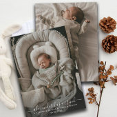 Baby 2 Foto Birth Ankündigung