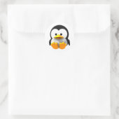 Baby 3-D Tux Linux Pinguin Sticker (Tasche)