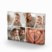 Baby 4 Foto-Collage Bild Foto-Block Fotoblock (Rechts)