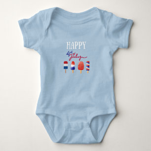 Baby 4. Juli Strampler