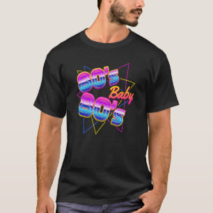 Baby 80er Costume Achtzigties Party Retro T-Shirt