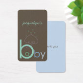 Baby "a" in B Blue Boy Baby Shower DIY Geschenkmar (Schreibtisch)