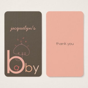 Baby "a" in B Pink Girl Baby Shower DIY Geschenkma