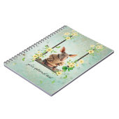Baby Aardvark Spiral Foto Notebook Notizblock (Linke Seite)