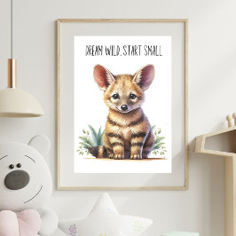 Baby Aardwolf Kinderzimmer Wallfahrtskirche Madonn Poster