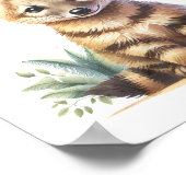 Baby Aardwolf Kinderzimmer Wallfahrtskirche Madonn Poster (Ecke)