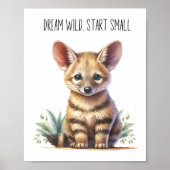 Baby Aardwolf Kinderzimmer Wallfahrtskirche Madonn Poster (Vorne)