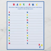 Baby ABC Game Flyer (Vorne)
