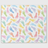 Baby-Abdruck-Packpapier Geschenkpapier (Flach)