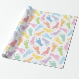 Baby-Abdruck-Packpapier Geschenkpapier