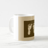 Baby-Abdrücke Kaffeetasse (Vorderseite Links)