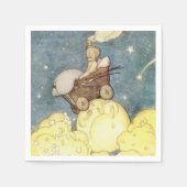 Baby Adventures mit dem Mondpapier Serviette (Vorderseite)