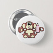 BABY-AFFE BUTTON (Vorne & Hinten)