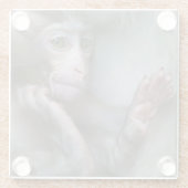 Baby-Affe Glasuntersetzer (Rückseite)