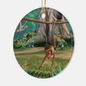 Baby-Affe Keramikornament (Links)