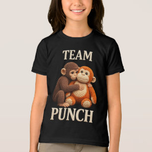 Baby-Affe Punch-Häkelanleitung Süßer Amigurumi Tri-Blend Shirt