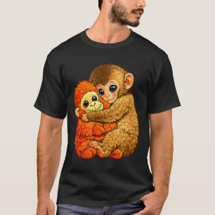 Baby-Affe schlägt - lustiges Affe-Plüschspielzeug T-Shirt
