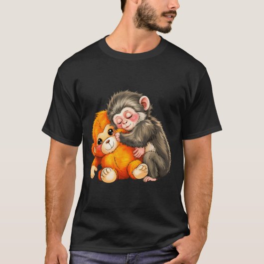Baby-Affe schlägt  T-Shirt (Vorderseite)