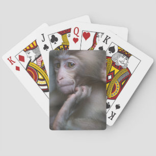 Baby-Affe Spielkarten
