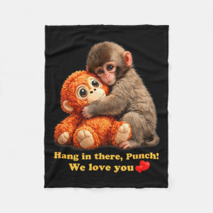 Baby-Affen-Punch-Team-Punch  Fleecedecke