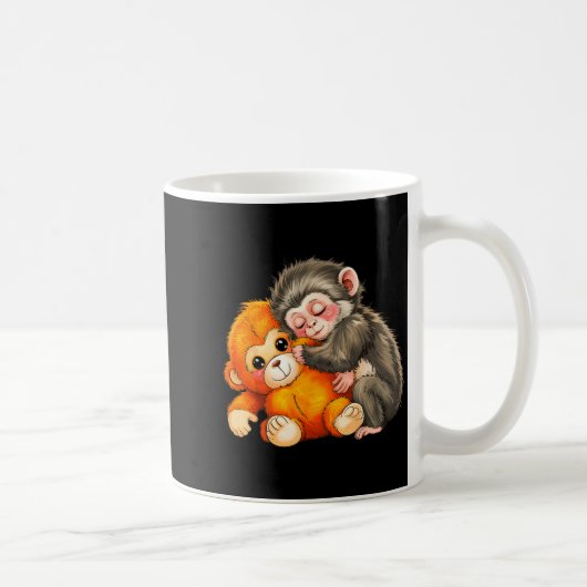 Baby-Affen-Schlag Kaffeetasse (Rechts)