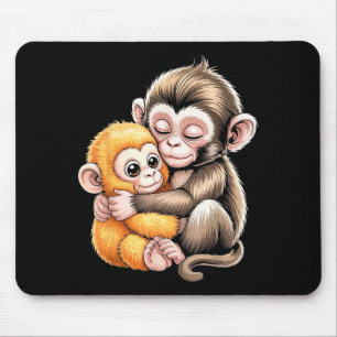 Baby-Affen-Schlag Mousepad