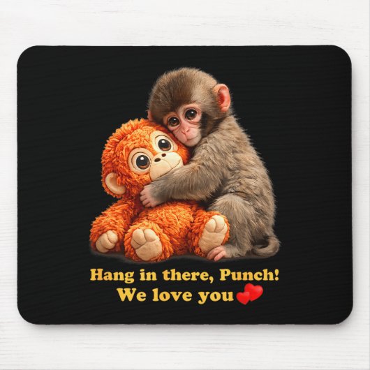 Baby-Affen-Schlag-Team Punch Mousepad (Vorne)