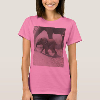 Baby African Elephant Crossing T-Shirt